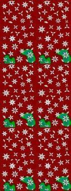 Düz Çiçek Elementleri Tasarımı. Kırmızı ve nötr renklerde çiçekler. Çiçekli çizim şekli. Renkli Bahar Teması çizim şablonu.