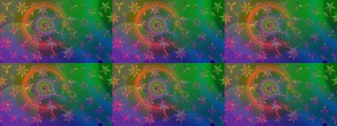 Küçük bir çiçekte eskiz deseni. Hoş bir çiçek geçmişi var. Güzel kumaş deseni. Raster illüstrasyonu.