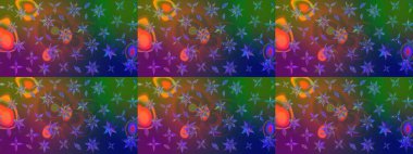 Küçük çiçekteki sevimli çiçek deseni. Raster illüstrasyonu. Tony 'nin kumaş kalıbını çiz. Modaya uygun kumaş deseni.