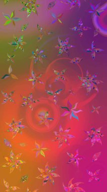 Suluboya çizim kalıbı. Dekorasyon ve tasarım için güzel bir desen. Moda baskısı. Çiçeğin suluboya çizimlerinin mükemmel deseni. Eski model. Raster illüstrasyonu.