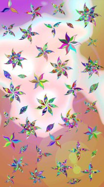 Suluboya desenli çiçek deseni. Dekorasyon ve tasarım için güzel bir desen. Moda baskısı. Çiçeğin suluboya çizimlerinin mükemmel deseni. Ayarlanmış.