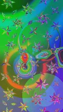 Sulu boya tarzında yeşil ve mavi çiçekli zarif çizim deseni, tasarım elementleri. Düğün davetiyeleri için çiçek deseni, tebrik kartları, hatıra defteri, baskı, hediye paketi, imalat. Düzenlenebilir