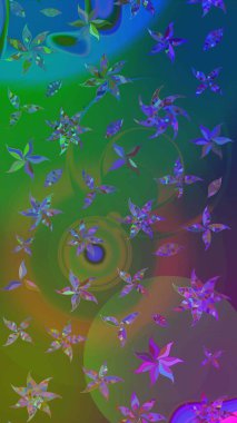 Küçük çiçekteki sevimli çiçek deseni. Raster illüstrasyonu. Tony 'nin kumaş kalıbını çiz. Modaya uygun kumaş deseni.