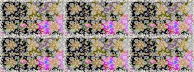 Antika altın tekrarlanabilir duvar kağıdı. Barok tarzında altın çiçek süsü. Gri ve nötr renklerde altın element. Damask arkaplanı tekrarlayan kusursuz desen.