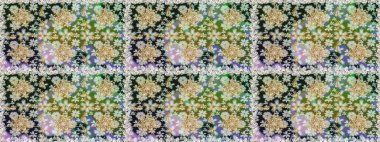 Doğu tarzı arabesk. Raster altın desen. Altın elementli gri ve nötr renkler. Kusursuz altın desenli bukleler. Raster illüstrasyonu.