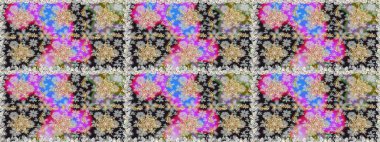 Raster illüstrasyonu. Oriental raster klasik gri, nötr ve altın desenli. Kusursuz soyut arkaplan.