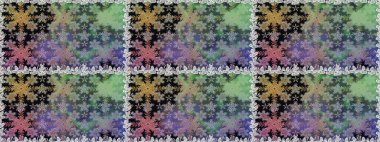 Gri ve nötr renklerde altın desenler ve altın elementler. Kusursuz klasik altın desen. Raster geleneksel oryantasyon süsü.