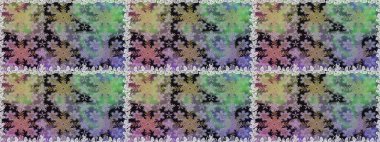 Altın şablon. Kart, duvar kağıdı, ambalaj ve tekstil için klasik tasarım. Kusursuz desenli altın elementler. Raster illüstrasyonu. Gri ve nötr renklerin kraliyet retro 'su. Çiçeksel klasik doku.