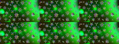 Şirin, zarif çiçekler Raster illüstrasyonu. Tekstil için figür. Davetiye ve kartpostal tasarımı için dekoratif çiçek unsurları. Yapraklı çizim şekli. Poster veya kapak için arkaplan.