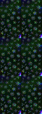 Vadinin gri ve siyah renkli çiçekleri. Raster çiçek desenleri çiziyor..