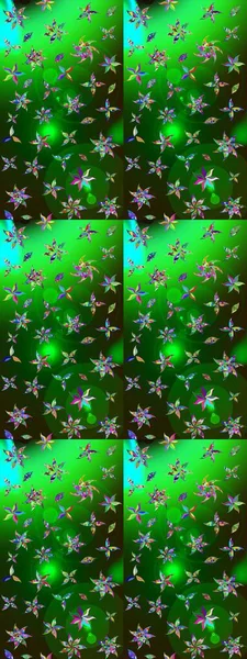 Çiçekli el çizimi çizimi deseni. Modern gelişim yeşil ve gri raster arka plan duvar kâğıdı illüstrasyonu klasik çizgili iz sürme desenli çiçekler, çiçekli süsler.