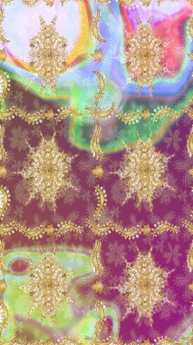 2019 Noel 'i, kar tanesi, yeni yıl. Tarafsız renklerde altın elementli klasik çizim kalıbı.