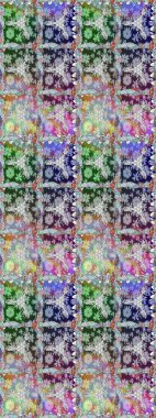 Suluboya, elle çizilmiş. Raster illüstrasyonu. Tarafsız renklerde yaprakları olan yabani çiçekler. Kusursuz arkaplan deseni.