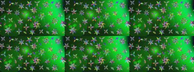 Raster illüstrasyonundaki çiçek desenli çizim. Renklerle. Güzel kumaş deseni. Raster illüstrasyonu.