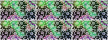 Tekstil için figür. Yapraklı kusursuz desen. Poster ya da kapak için arka plan. Şirin, zarif çiçekler Raster illüstrasyonu. Davetiye ve kartpostal tasarımı için dekoratif çiçek unsurları.