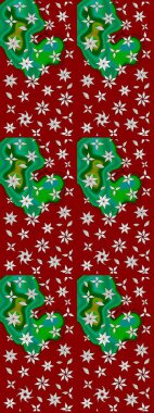 Kırmızı renkte çiçekler. Yumuşak, bahar çiçekli arka plan. Raster çiçek desenli ve çiçekli..