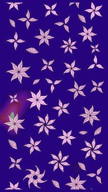 Nazik, narin çiçek arkaplanı. Mavi renkli çiçekler. Raster çiçek desenli ve çiçekli..