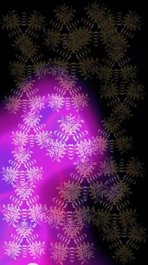 Renk arka plan üzerinde izole soyut kar taneleri ile düz tasarım. Kar tanesi renkli desen. Raster resim. Raster kar taneleri arka plan. Snowflakes desen.