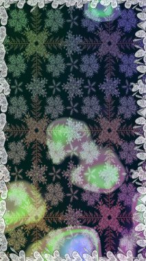 Mavi ve gri renkte çiçekler. Renkli Yaz Temalı Kusursuz Arkaplan. Raster Illustrasyon 'da moda olmayan çiçek deseni. Düz Çiçek Elementleri Tasarımı.