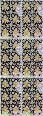 Klasik klasik klasik arka plan. Kusursuz klasik raster siyah, nötr ve altın desenli. Geleneksel oryantasyon süsü.