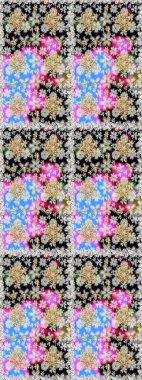 Raster oryantal süs. Geleneksel klasik altın desen. Barok tarzında kusursuz bir doğulu süsü. Altın elementlerle nötr ve gri renklerde altın desen.