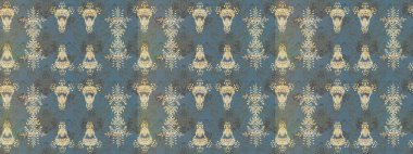 Raster illüstrasyonu. Sihirli, nötr, gri ve kahverengi tatil soyut arka plan, yıldız ve düşen kar taneleri. Noel tarafsız, gri ve kahverengi.