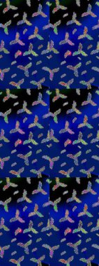 Kışın kar Aralık sezon. Raster resim. Doodle kroki satırlarındaki kar taneleri simgesi.