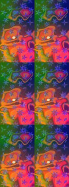 Raster şirin suluboya çiçek desenleri çiziyor. Büyük bir çiçek boyası seti. Kartlar, davetiyeler, tarih kartları ve daha fazlası için kullanılabilir.