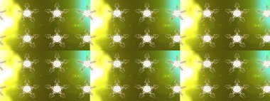 Kar taneleri altın renklerde izole edilmiş. Kar Tanesi Simgesi. Raster illüstrasyonu. Raster illüstrasyonu.