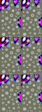 Dekorasyon ve tasarım için güzel bir desen. Çiçeğin suluboya çizimlerinin mükemmel deseni. Eski model. Suluboya çizim kalıbı. Moda yazdırma.