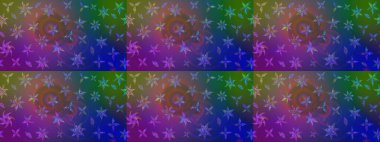 Eskiz arkaplan modeli. Vadinin mavi ve mor renkli çiçekleri. Suluboya, elle çizilmiş. Raster - stok.