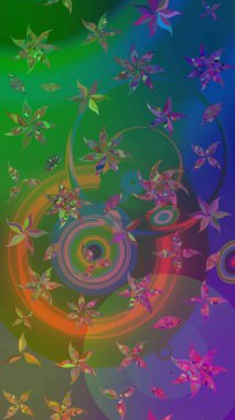 Fantezi çiçekli eskiz deseni, doğal duvar kağıdı, çiçek desenli kıvrım çizimi. Paisley el çizimi elementler. Ev dekoru.