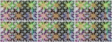 Klasik klasik klasik arka plan. Raster illüstrasyonu. Geleneksel oryantasyon süsü. Kusursuz klasik raster altın desenli. Gri ve nötr renklerde altın elementlerle kusursuz desen.