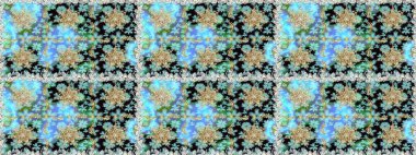 Doğu tarzı arabesk tarzında altın elementler. Kusursuz altın desenli bukleler. Raster altın pürüzsüz desen. Tarafsız ve mavi renklerde kusursuz desen.