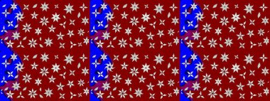 Kırmızı ve nötr renklerde çiçekler. Nazikçe, güzel çiçek arkaplanı. Raster çiçek desenli ve çiçekli..