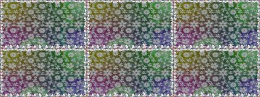 Yaz çiçekleri teması. El çizimi, soyut ve süslü elementler. Suluboya resim taklit Raster çizimi. Klasik çiçekler. Gri renkler.