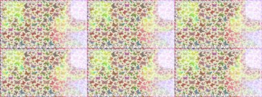 Raster. Çocuk kelebeklerin pürüzsüz deseni. Tarafsız, gri ve bej renklerde sanat kelebekleri. Kağıt, kumaş, ambalaj kağıdı ve duvar kağıdı tasarımı için sevimli bir arkaplan.