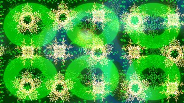 Çiçeksiz desenli arka plan, yaz çiçekleri. Renkli Bahar Temalı Kusursuz Arkaplan. Yeşil renkli çiçekler. Düz Çiçek Elementleri Tasarımı.