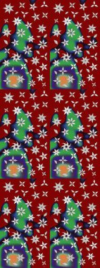 Davetiye ve kartpostal tasarımı için dekoratif çiçek unsurları. Şirin, zarif çiçekler Raster illüstrasyonu. Poster ya da kapak için arka plan. Yapraklı çizim şekli. Tekstil için figür.