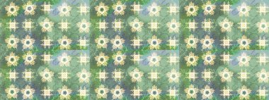 Tarafsız ve yeşil renkli çiçekler suluboya stilinde. Tarafsız ve yeşil renkte çiçekli çiçek deseni çiz.