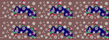 Şatafatlı bahar bahçesi dokusu. Flower eskiz arka planı. Raster illüstrasyonu. Çiçek deseni.