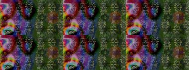 Büyük bir çiçek boyası seti. Kartlar, davetiyeler, tarih kartları ve daha fazlası için kullanılabilir. Raster şirin suluboya çiçek deseni çizimi.