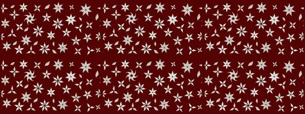 Raster Çiçek İllüstrasyonu 'nun şirin tekstili. Kırmızı ve nötr renklerdeki etnik çiçeklerle zarif bir eskiz..