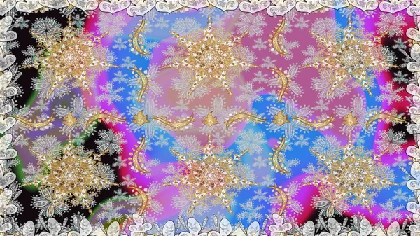 Raster Golden Mehndi kusursuz desen. Tarafsız renklerde desen. Kına dövmeli süs çiçekleri, altın çıkartmalar, mehndi ve yoga tasarımı, kartlar ve parmak izleri..