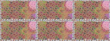 Kağıt, kumaş, ambalaj kağıdı ve duvar kâğıdı tasarımı için hoş bir arkaplan. El çizimi kelebekli moda raster yaz deseni. Raster illüstrasyonu. Kusursuz desen.