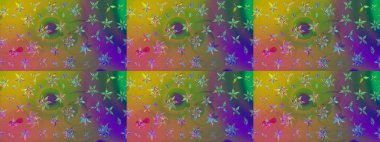 Dekorasyon ve tasarım için güzel bir desen. Moda baskısı. Suluboya çizim kalıbı. Eski model. Çiçeğin suluboya çizimlerinin zarif deseni.