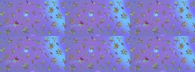 Tekstil veya kitap kapakları, imalat, duvar kağıtları, baskı, hediye paketi ve yapıştırma kitabı için çiçek eskizi geçmişi. Raster illüstrasyonu. Küçük ölçekli çiçeklerdeki basit sevimli desen.