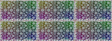 Çiçeksiz desenli, suluboya elle çizilmiş elementler. Parlak renkli fantezi çiçekleri, yapraklar, gri renkli tomurcuklar.