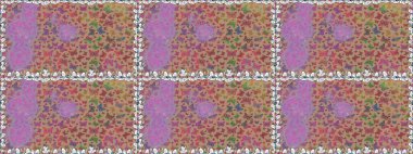 Kart, Davetiye ve Yazdırma için Şirin Kadınsı Desen. Bej renkli Raster Arkaplanı. Renkli Kelebeklerle Bahar Arkaplanı. Güzel Kelebek Siluetleriyle Moda Dekorasyonu.