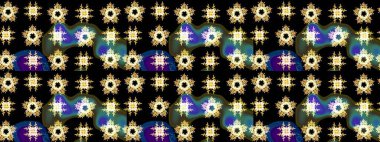 Renkli elementlerle Raster ilginç desen